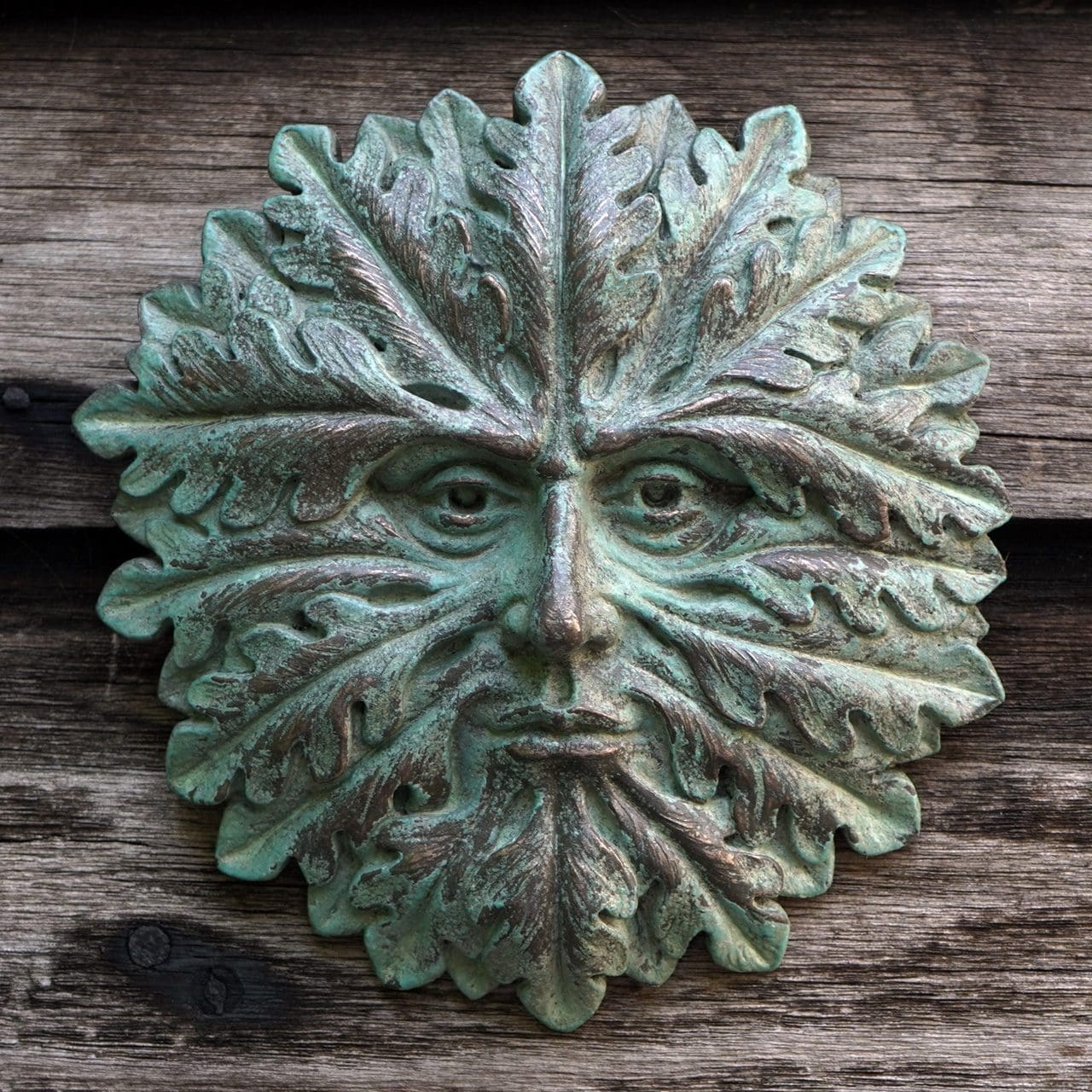 Green Man Miniature (Small Wall Hanging statuette)