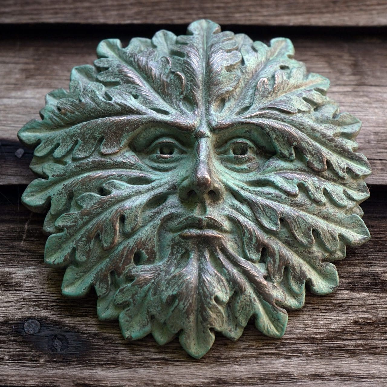 Green Man Miniature (Small Wall Hanging statuette) - Image 5