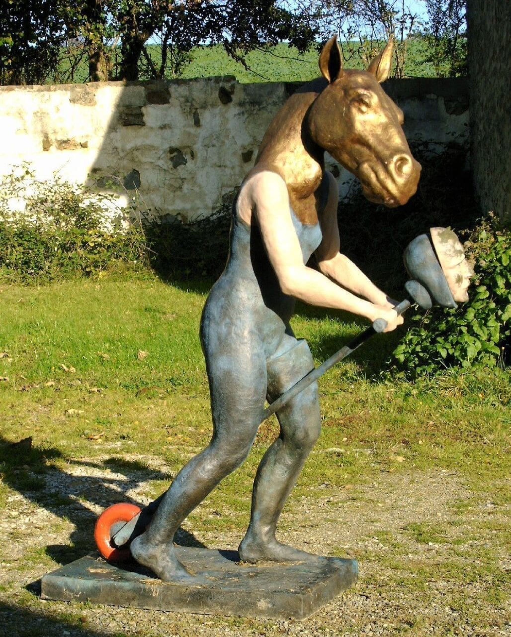 Hobby Horse (Abstract Fun Child`s Toy Horse sculpture) - Image 3