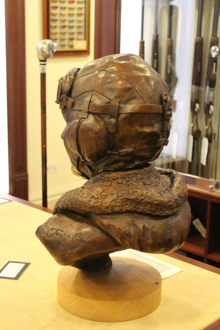 Captain Eric Winkle Brown Bust (Bigger Than life size Portrait statue) - Image 5