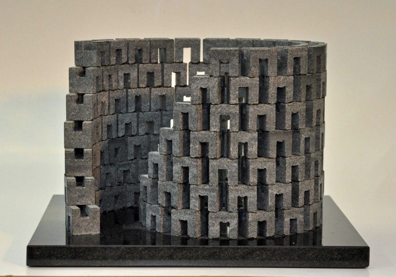 Spiral (Tower Shape Modern Small Blocks statue)
