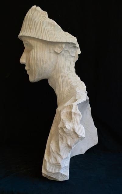 The Boatman (Carved Wood Larger than Life Male statue) - Image 4