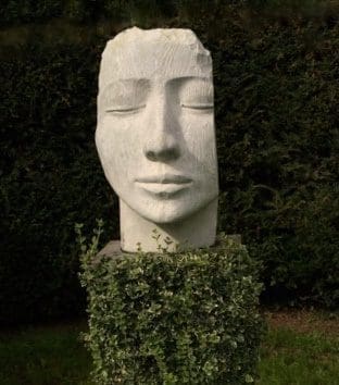 Tidal Thinker (Outsize Female Face Outdoor sculpture) - Image 4