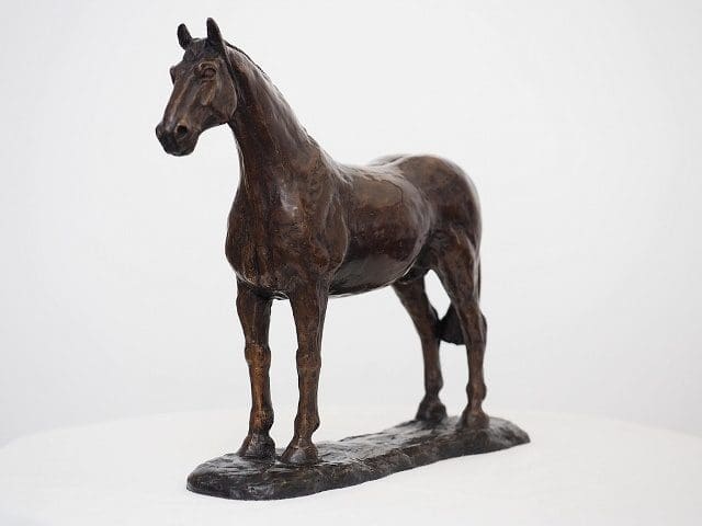 Champion Horse (Bronze Small Portrait sculpture) - Image 2