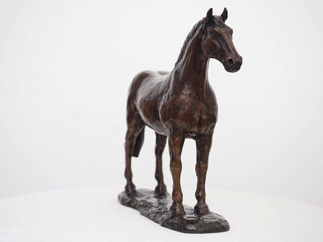 Champion Horse (Bronze Small Portrait sculpture) - Image 3