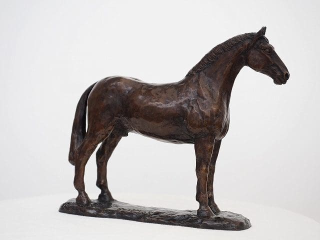 Champion Horse (Bronze Small Portrait sculpture) - Image 4