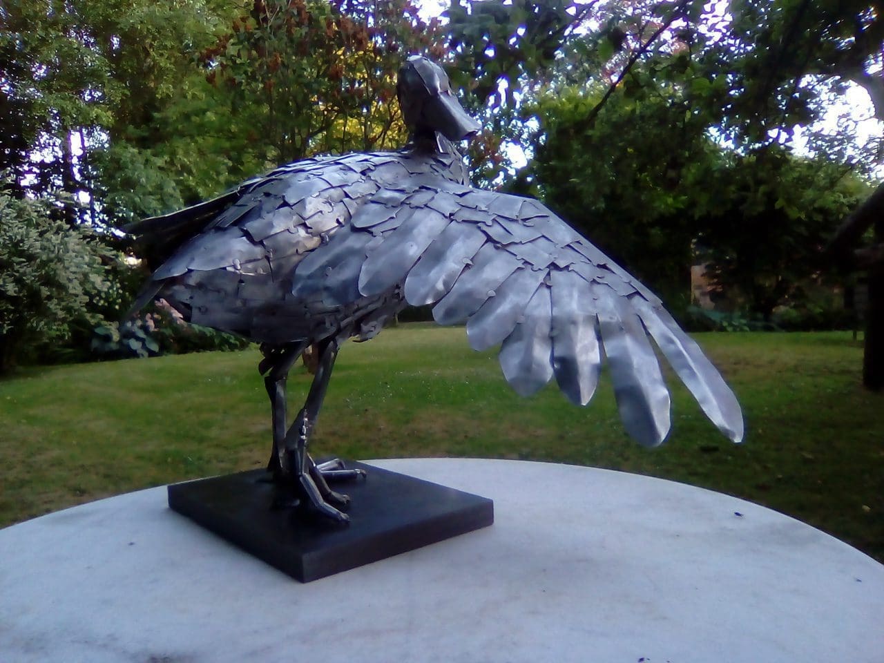 Duck Cleaning Feathers (Natural Pose sculpture) - Image 2