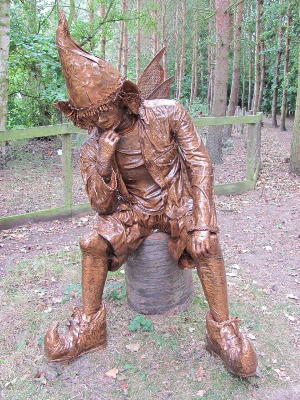 Oberon life size the thinker pixie - Image 4