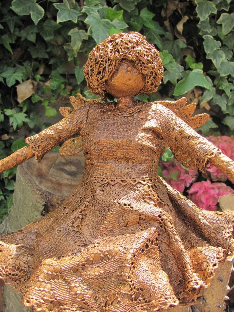 Taki sitting bronze effect faerie - Image 2
