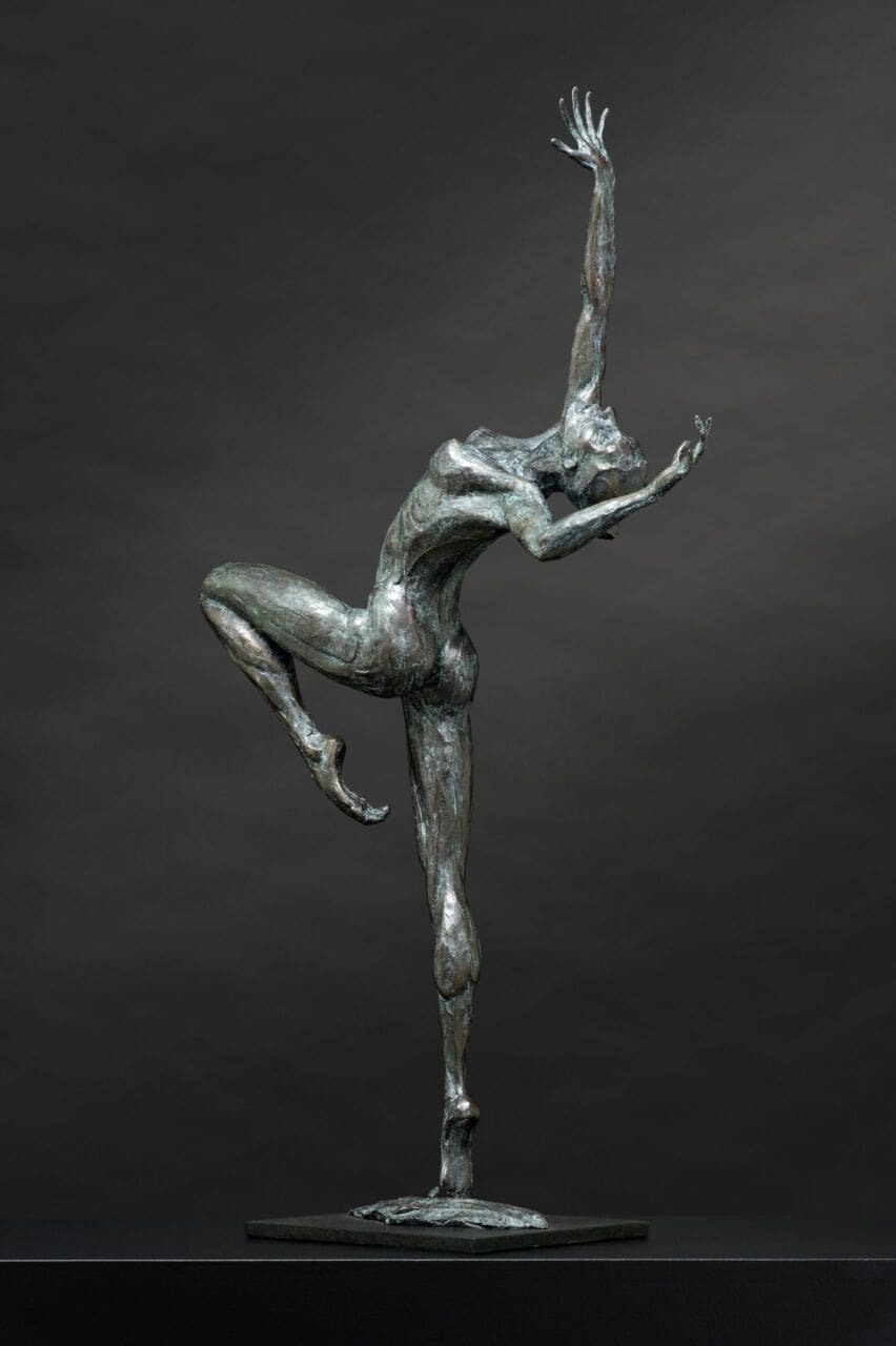 Rapture (Bronze Nude Wild Girl Dancer sculpture) - Image 2