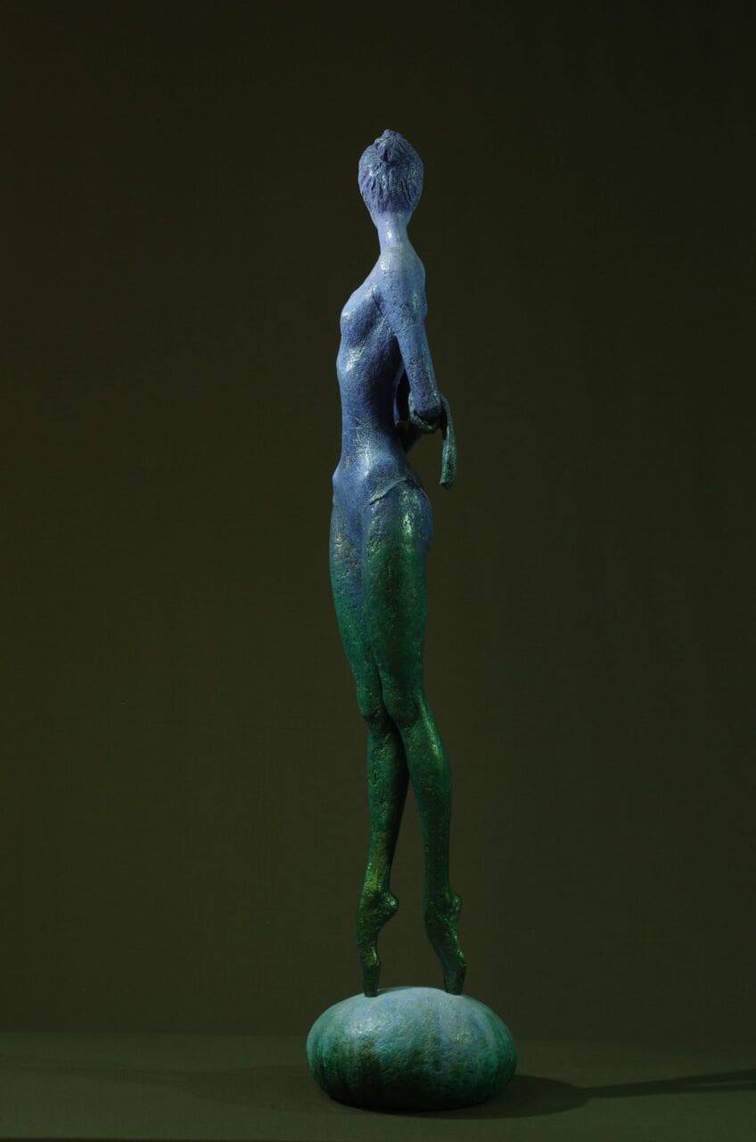 The Song (Small Posturing Girl Standing Nude statue)