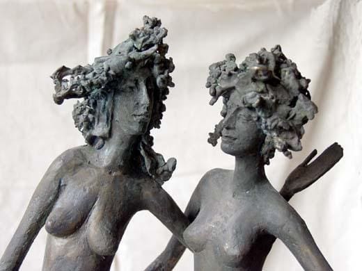 Friends (Nude Girls Females Lesbians statue statues) - Image 2