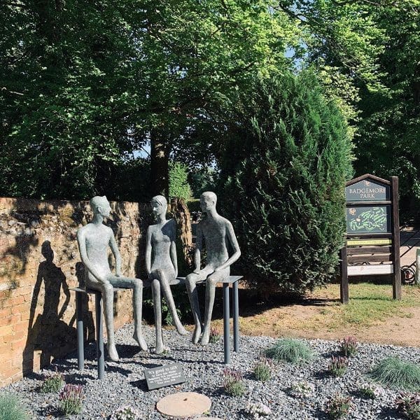 Its Good to Talk (Lifesize Bronze Bespoke Public statue)