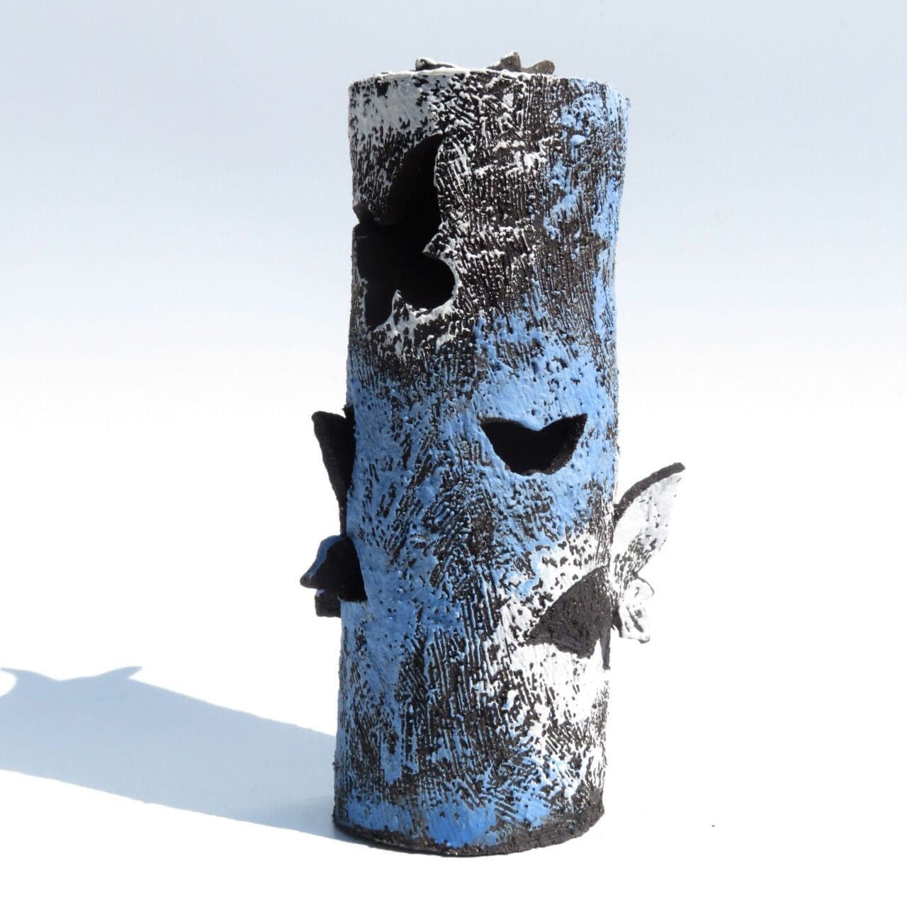 Butterfly (Abstract Column Ceramic Little sculpture)