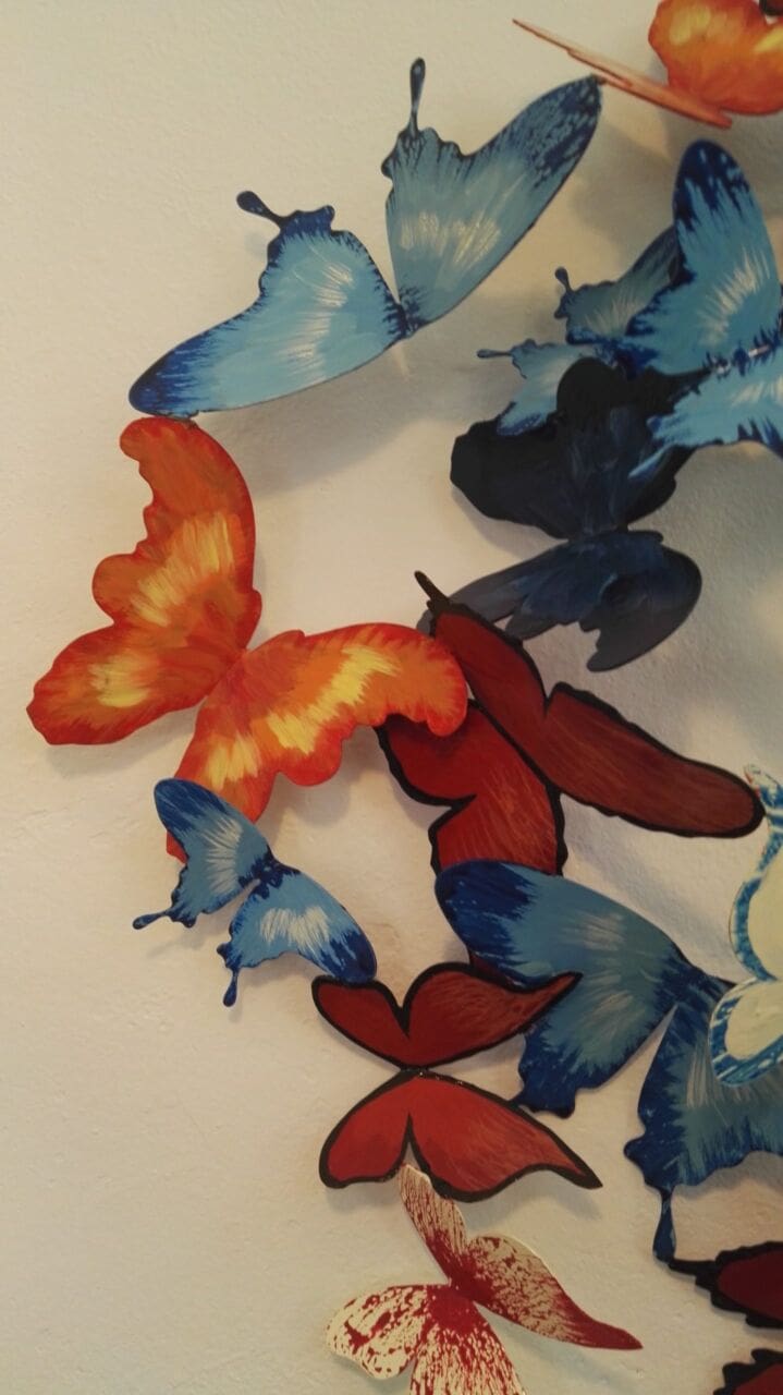 Butterfly Cloud (Flock Flying Butterflies statue) - Image 3