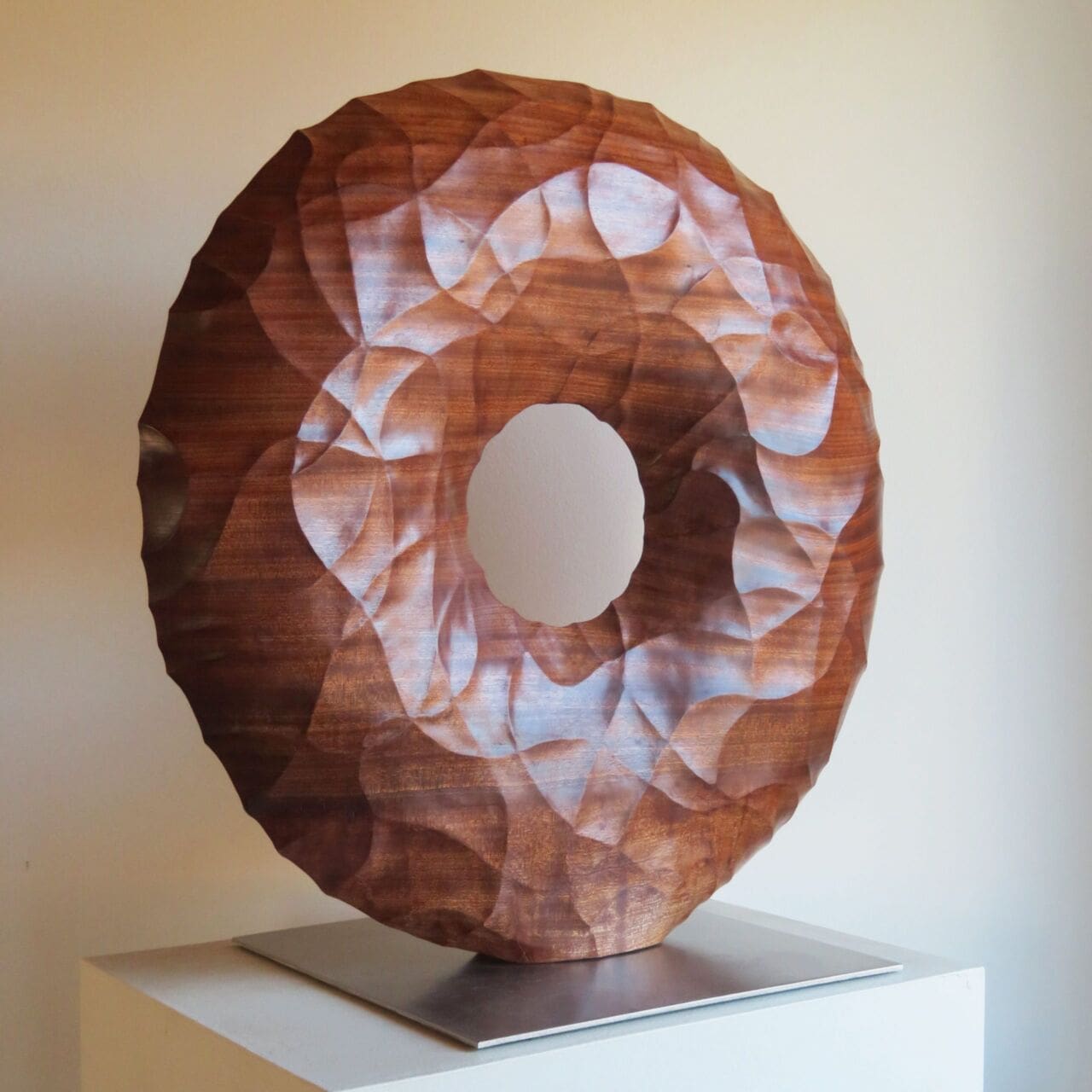 Infinity (Carved Wood Ring Meditation statues)