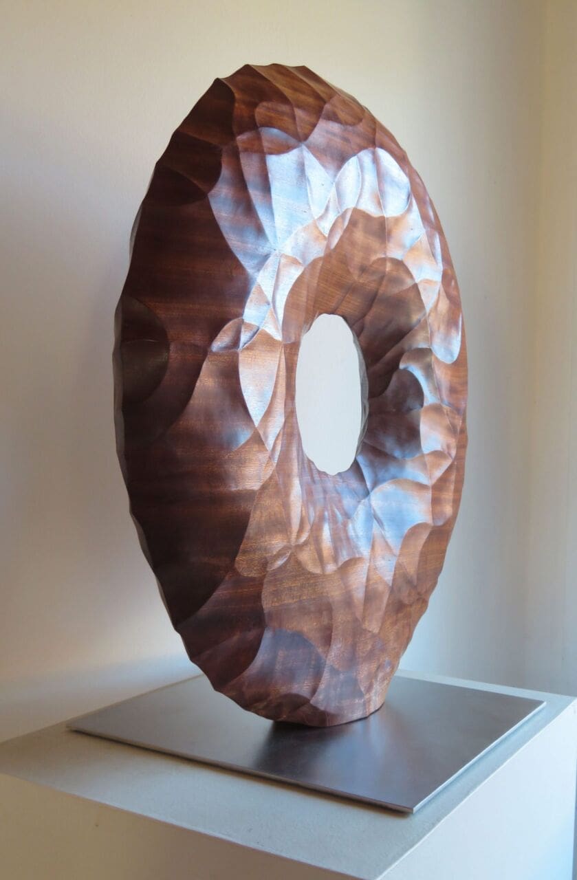 Infinity (Carved Wood Ring Meditation statues) - Image 3