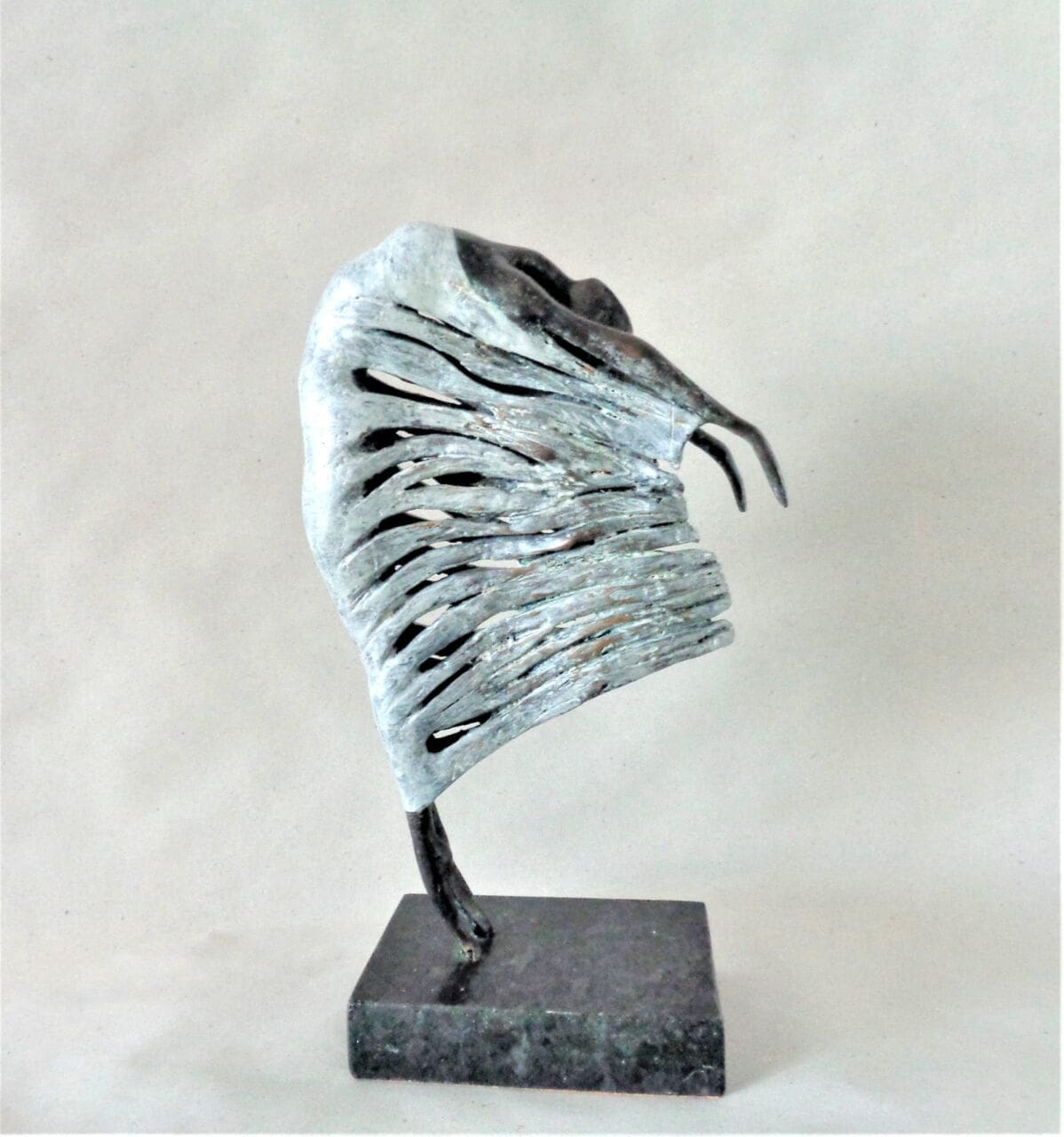 DANCER 2 (Small Abstract Bronze Wild Dance statue) - Image 2