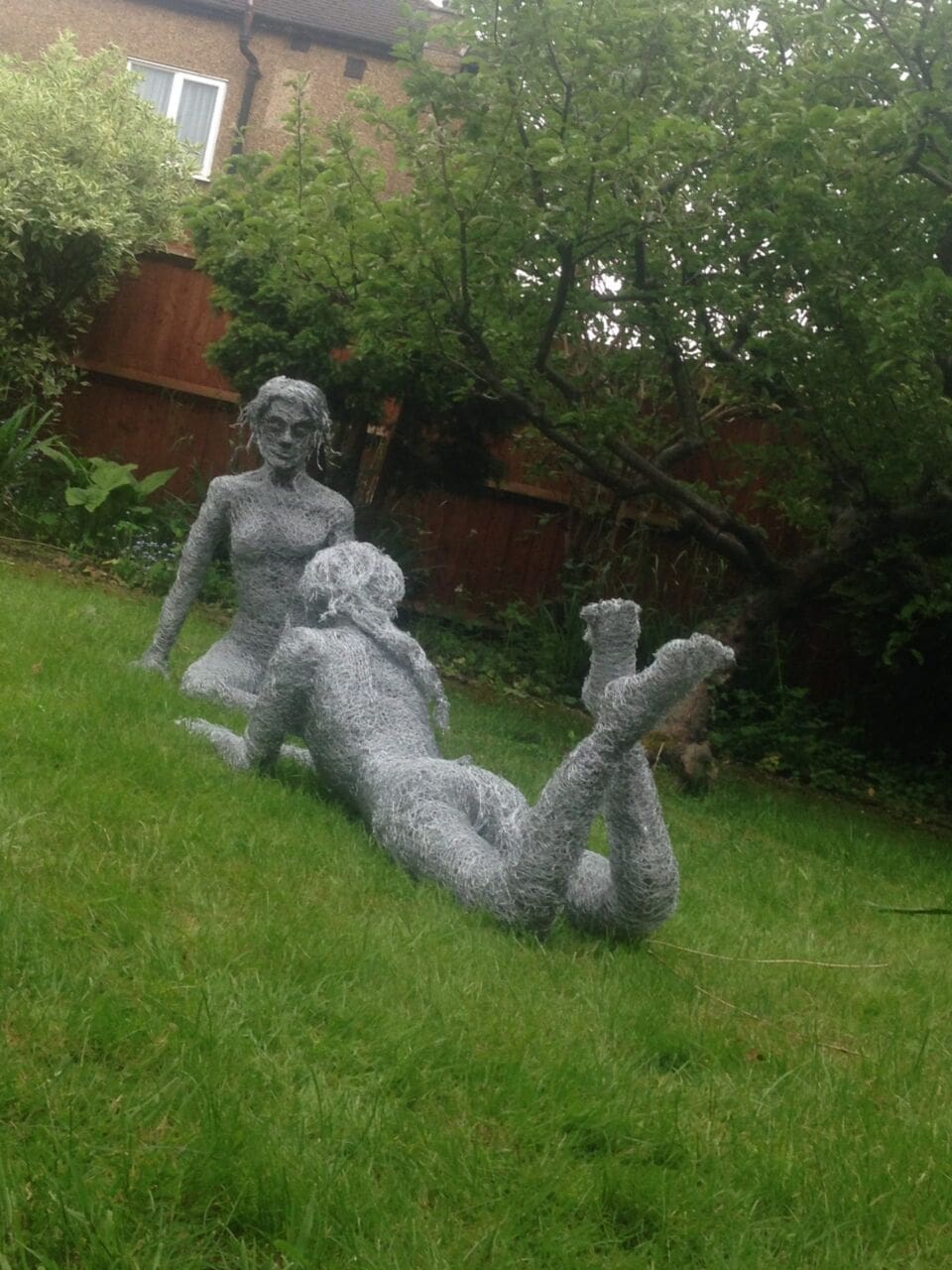 Women, Wire Mesh Nude Females Outdoor sculptures - Image 3