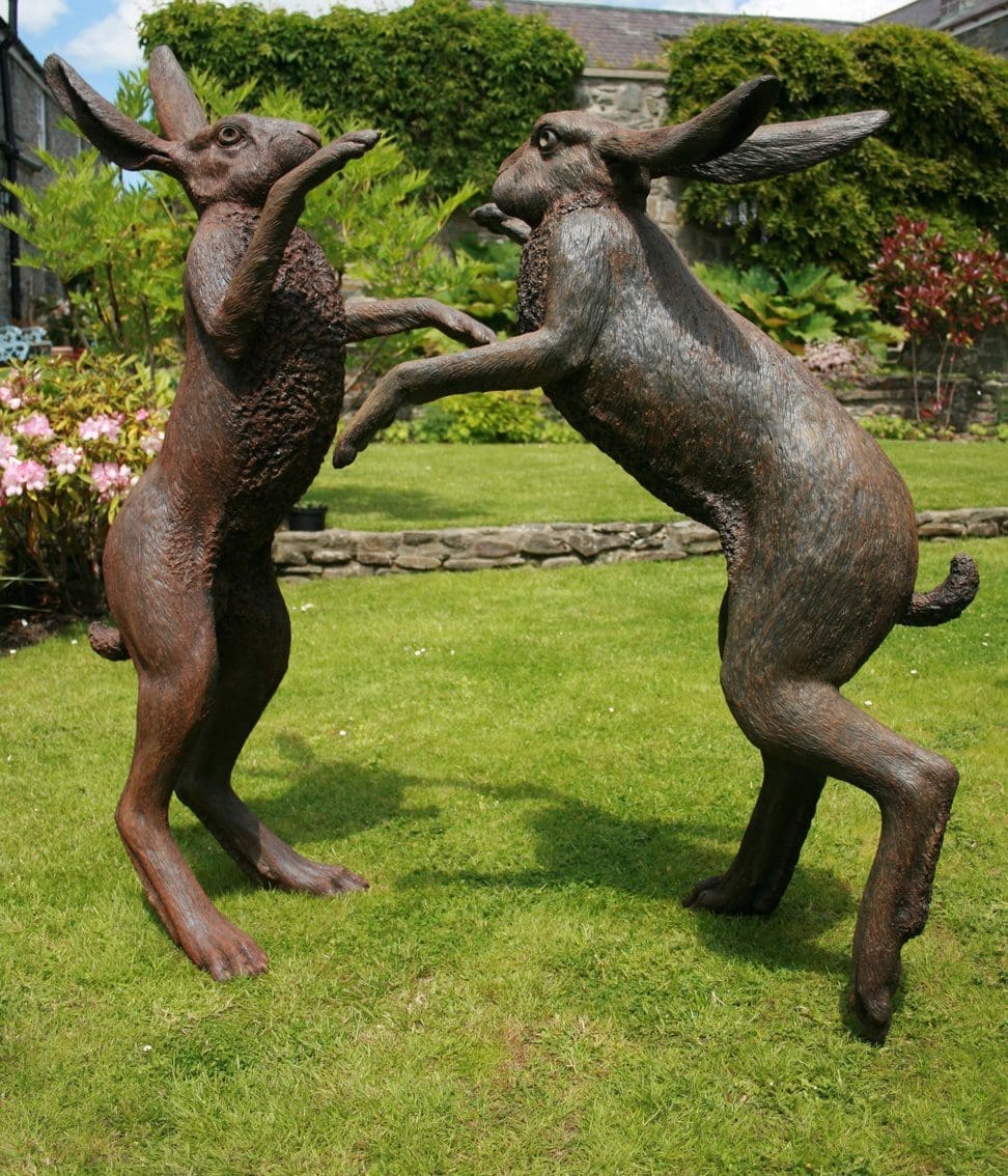 Large Boxing Hares - Image 3