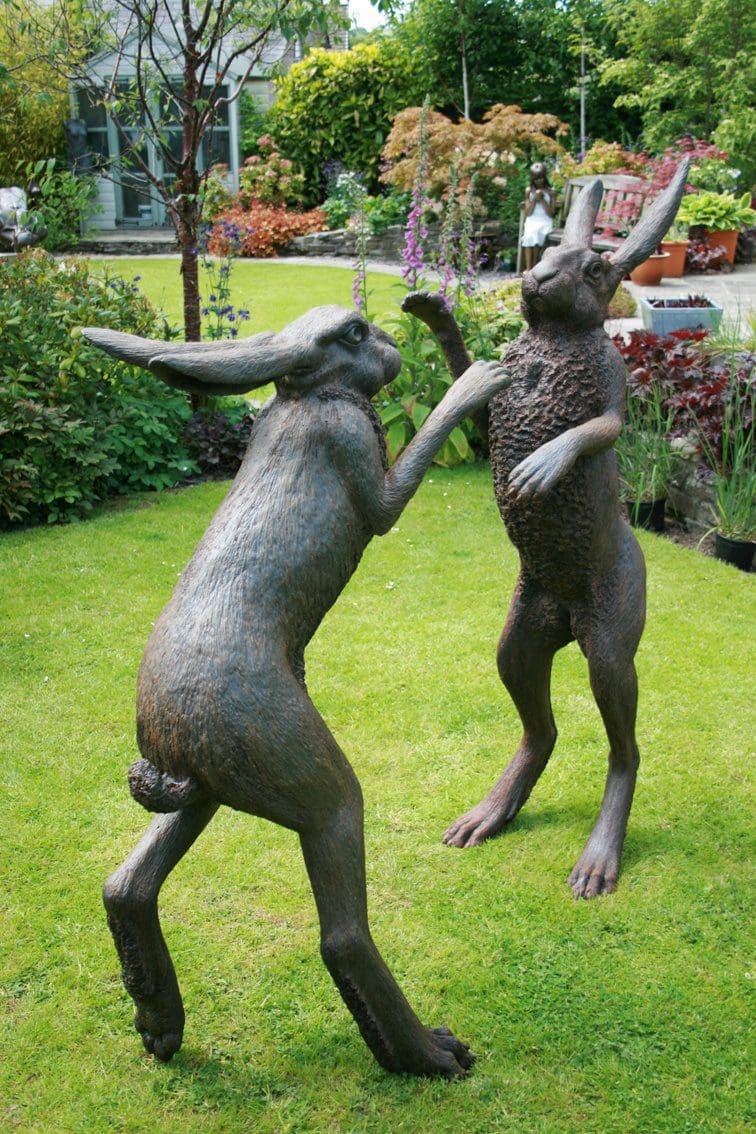 Large Boxing Hares - Image 4