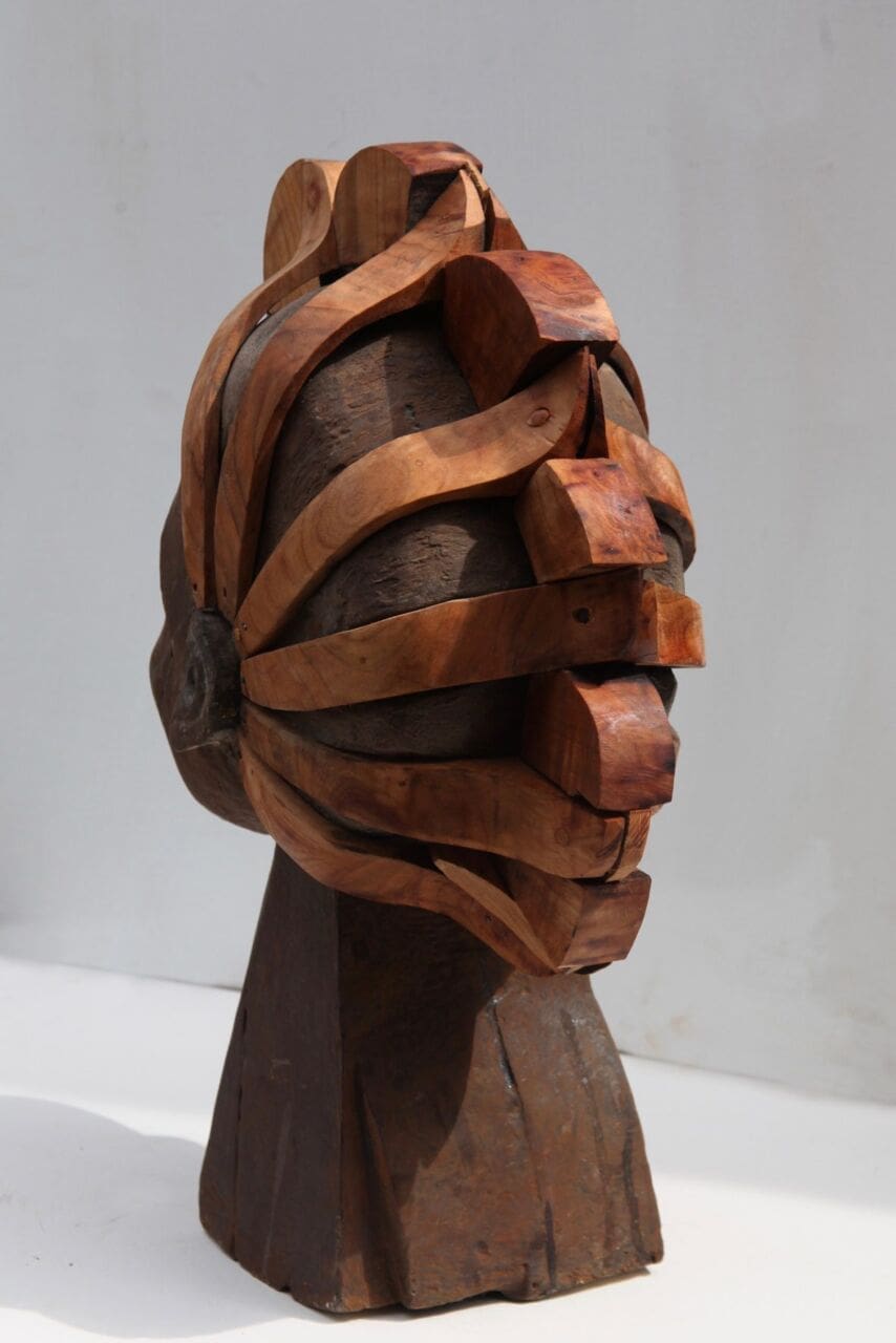 21st Century Woman (Modern Futuristic Head statue) - Image 3