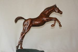 Leap of Faith (Little Jumping Horse Bronze statuette) - Image 2