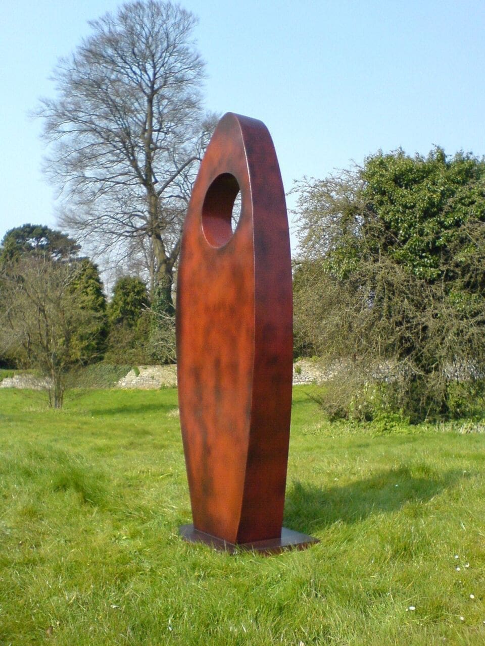 Flint (Modern Contemporary Yard Outside Art sculpture) - Image 2