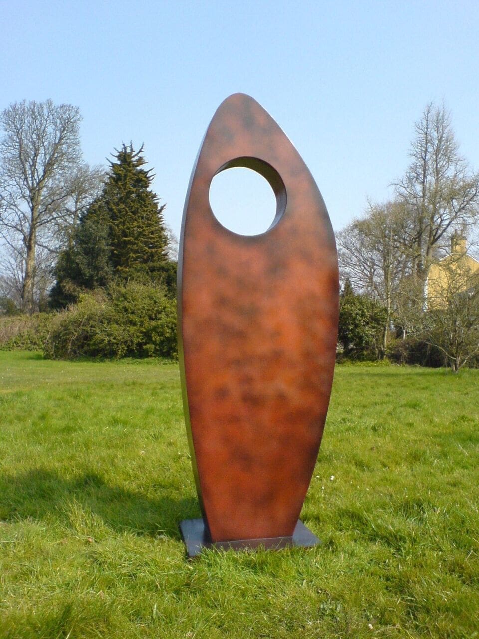 Flint (Modern Contemporary Yard Outside Art sculpture) - Image 4