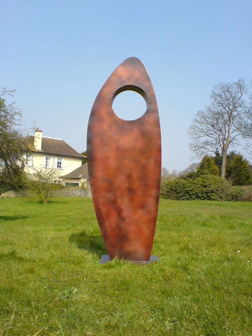 Flint (Modern Contemporary Yard Outside Art sculpture) - Image 5