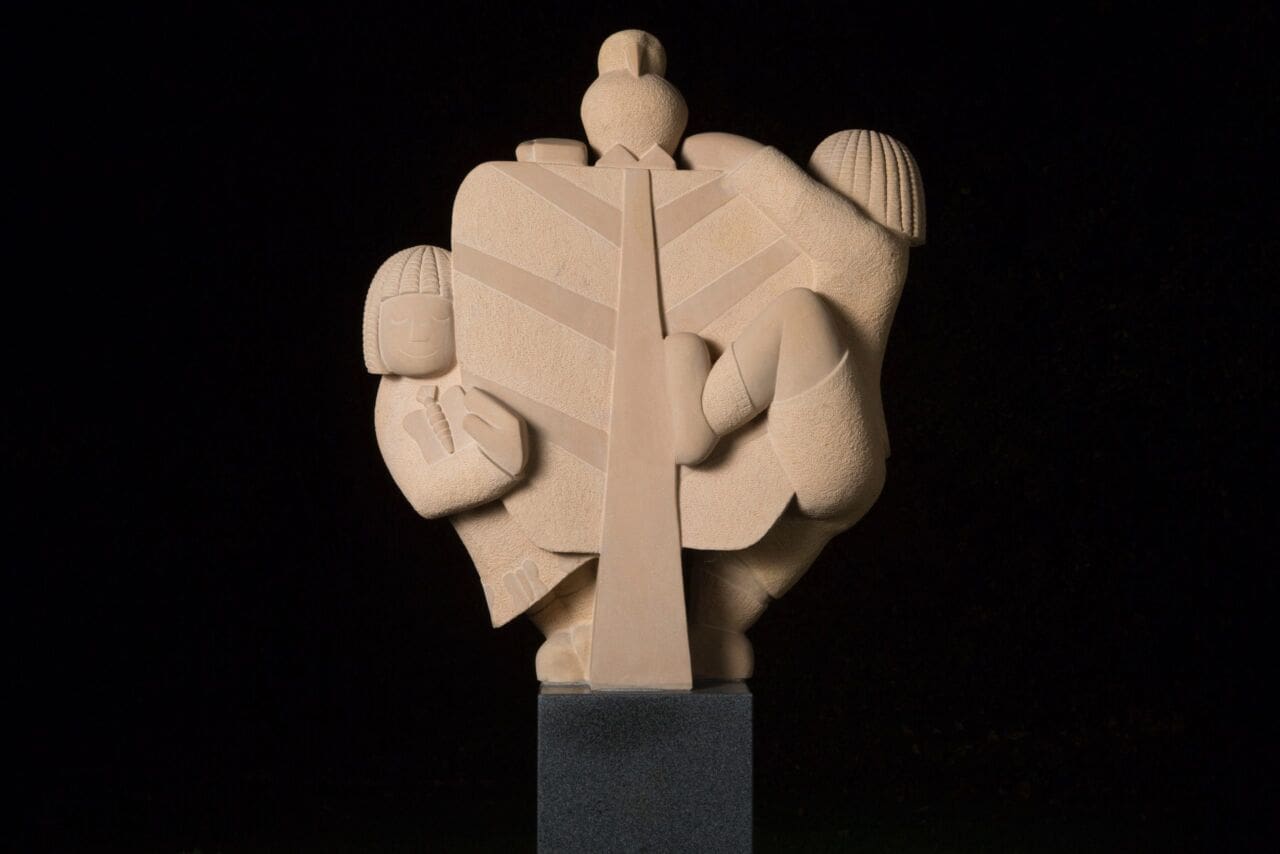 Children of The Forest (Carved Abstract Tree statue)