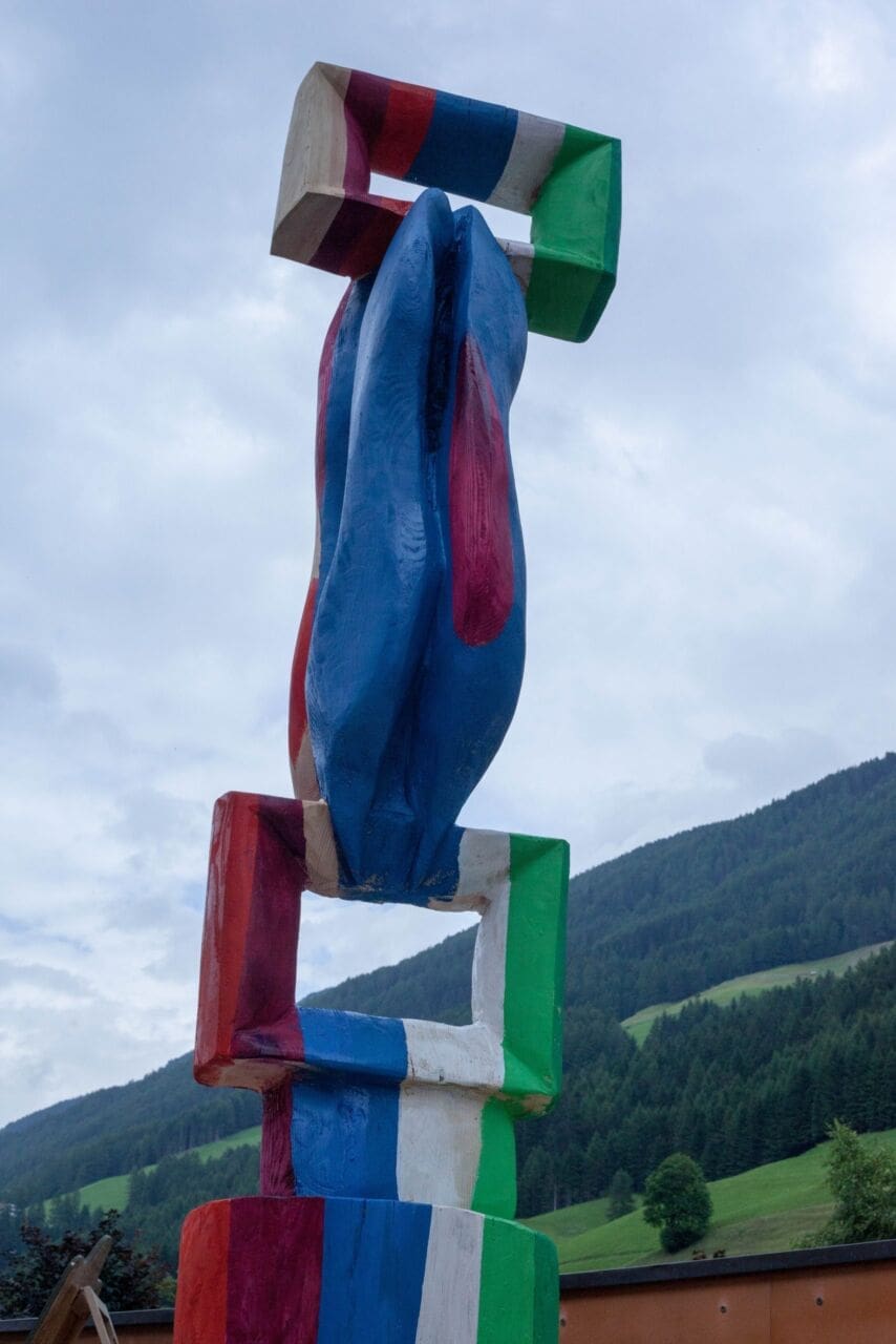 The River of Times (Colourful Carved Wood statue) - Image 3