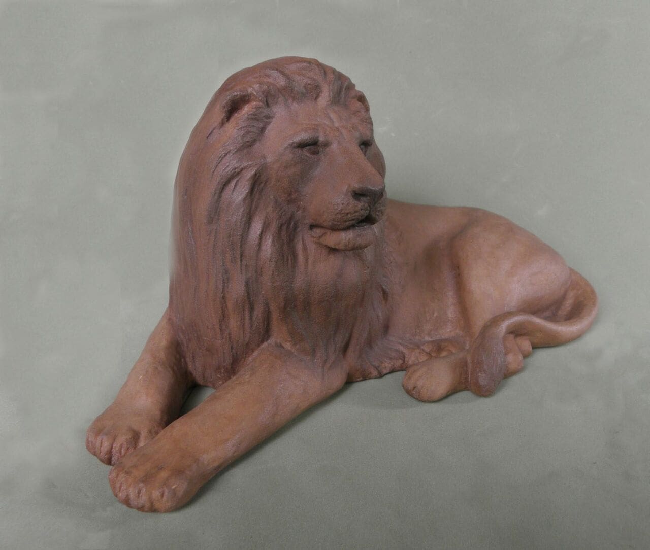 Lion (Sitting Lion Big Cat sculpture) - Image 3