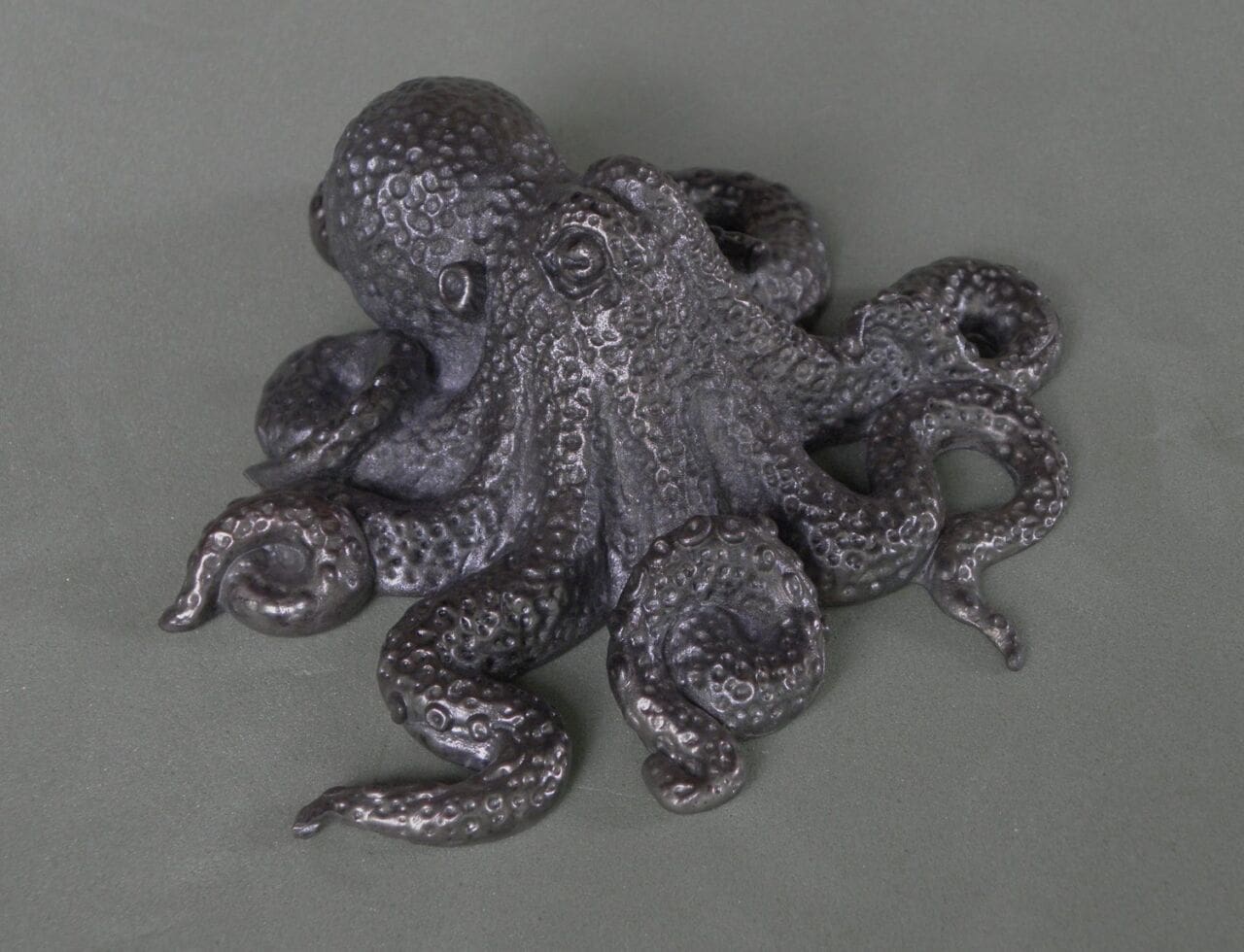 Octopus (Little Lifelike Bronze Marine Life sculpture) - Image 3