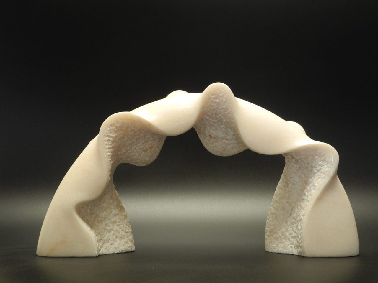 Bridge of Water II (Abstract marble Indoor statue)