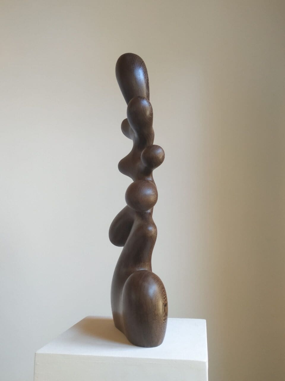 Water Dance 3 (Spirit of Rain Carving in Wood Sculpture) - Image 4