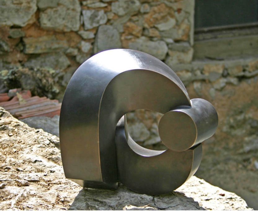 Cylinders (Small Bronze Indoor Contemporary sculpture) - Image 4