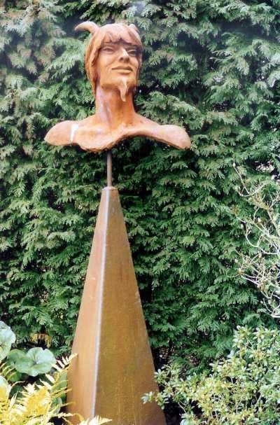The Great God Pan (Happy Male Bust Head statue)