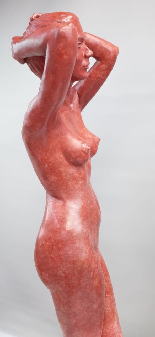 INDIGO (Cast Bronze Little Standing Nude Girl state)