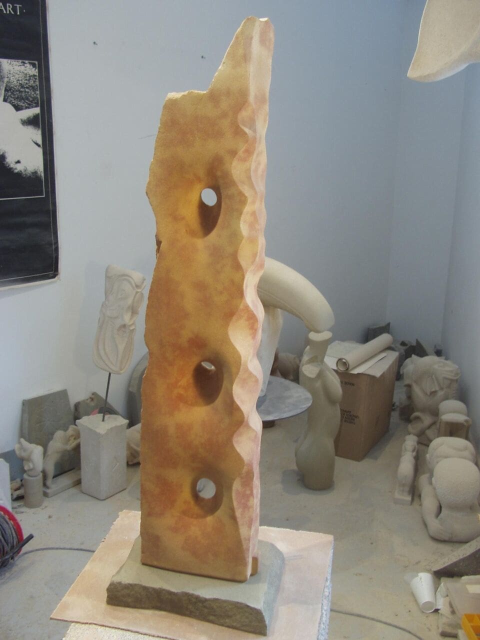 Abstract Totem 1 (Tall Columnar Vertical sculpture) - Image 2