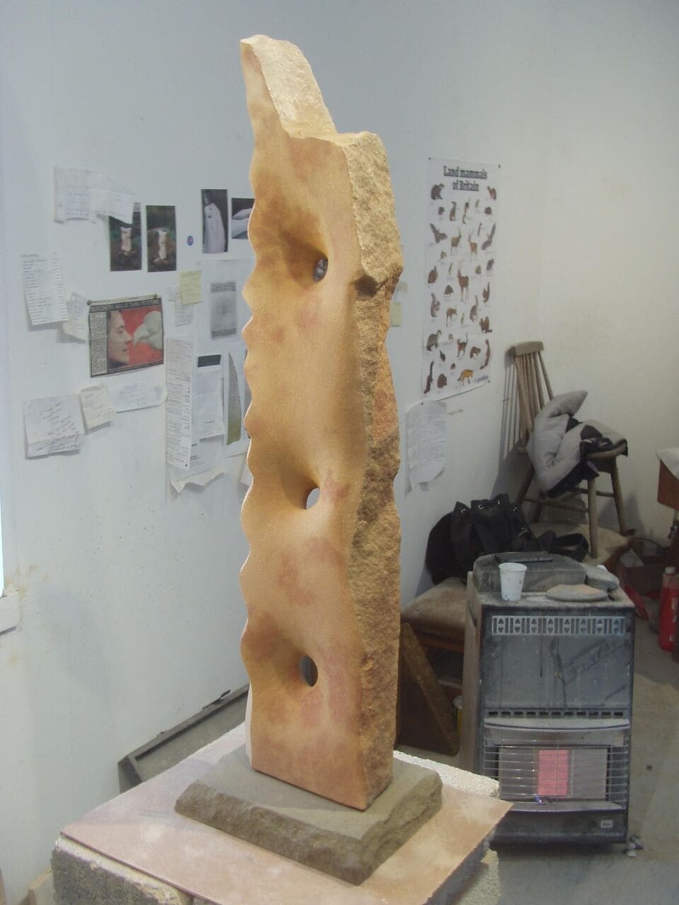 Abstract Totem 1 (Tall Columnar Vertical sculpture) - Image 3