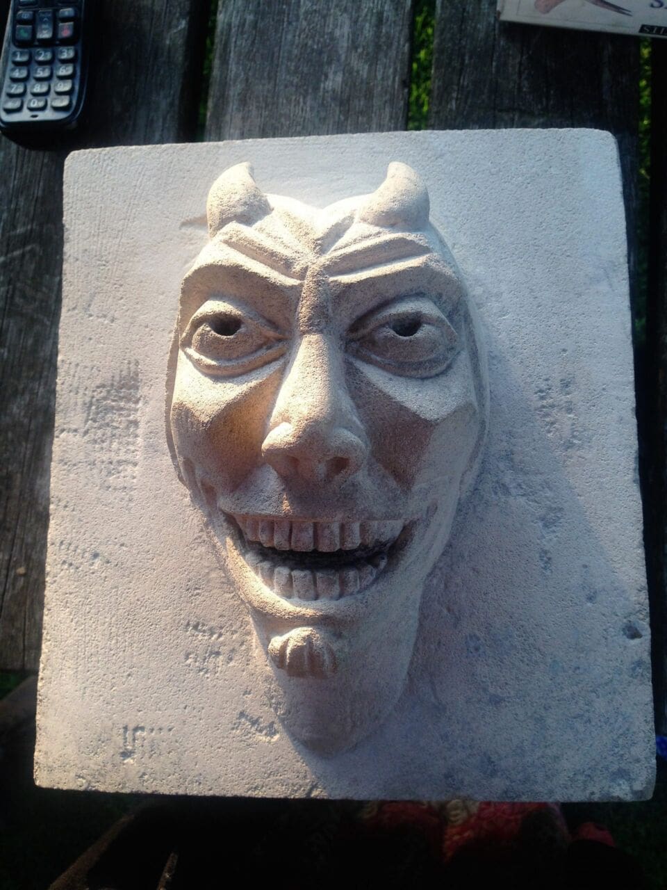 Old Nick (Horned Fun Devil Demon Stone carvings) - Image 2