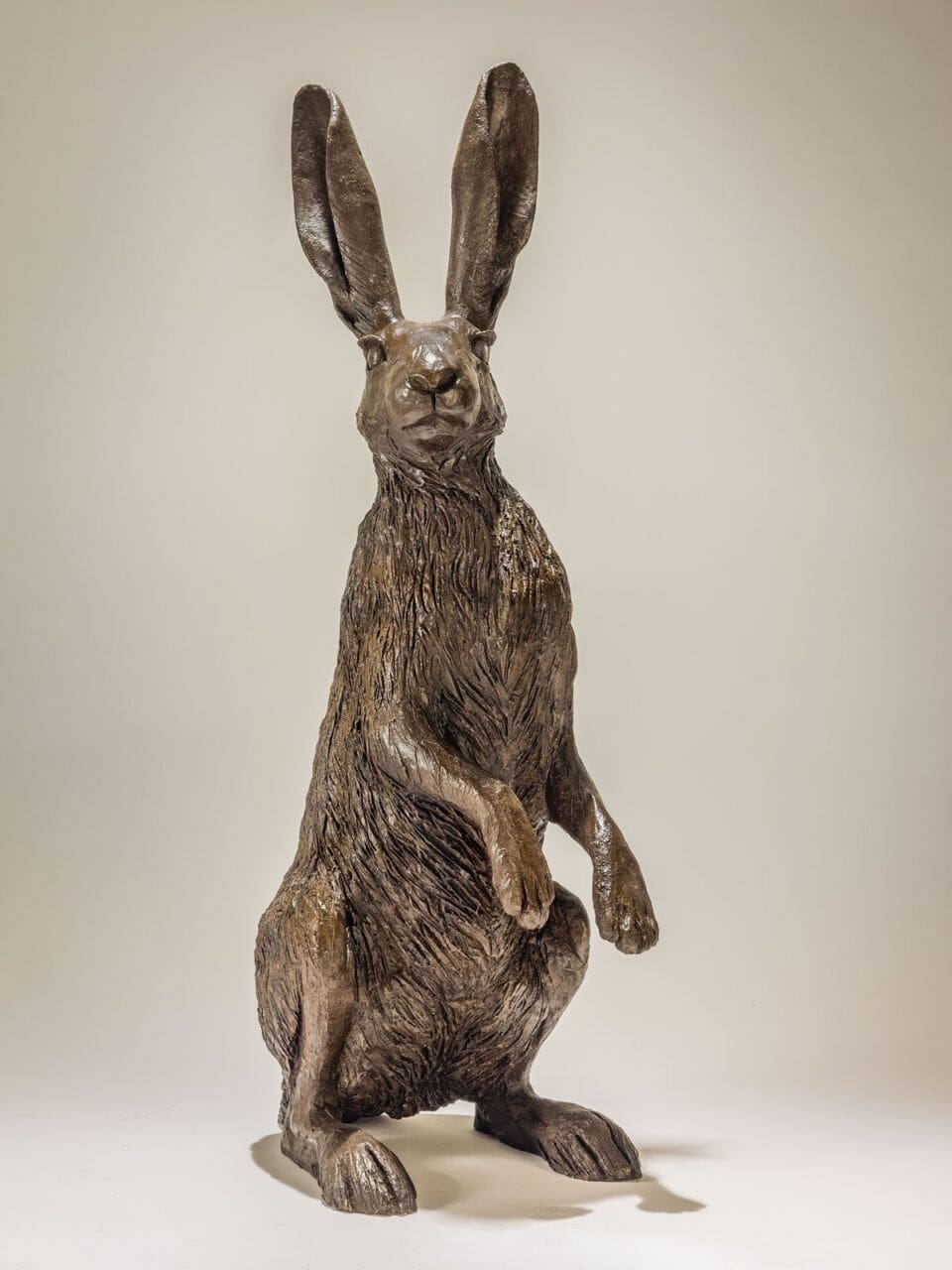 Hare on Haunches (Mad March On Haunches sculpture)
