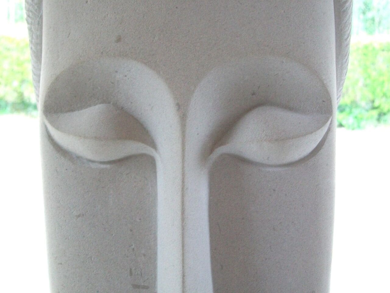 African (Carved stone Contemplation Head sculptures) - Image 2