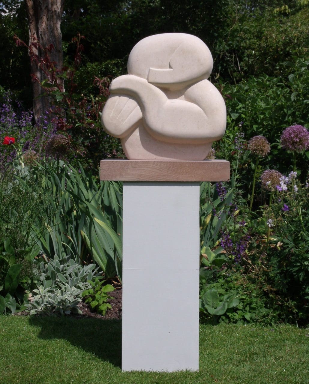 Slumber (Stone Abstract Sleeping Head Bust statues) - Image 2