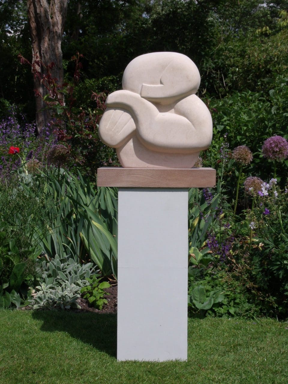 Slumber (Stone Abstract Sleeping Head Bust statues) - Image 3