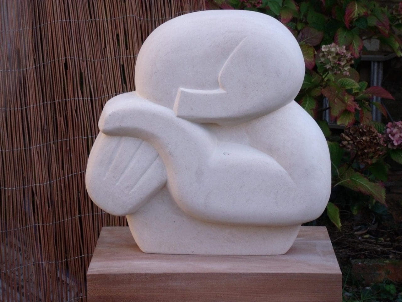 Slumber (Stone Abstract Sleeping Head Bust statues)