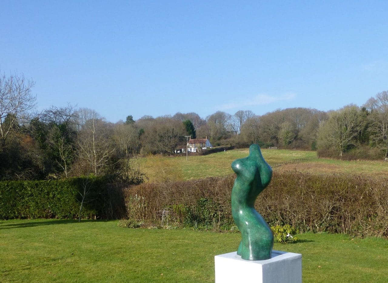 Eve IV (Nude Abstract Female Torso Garden statue) - Image 5