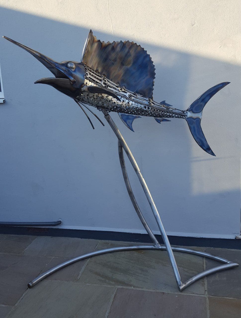 Sailfish, Life Size Stainless Steel Sculpture