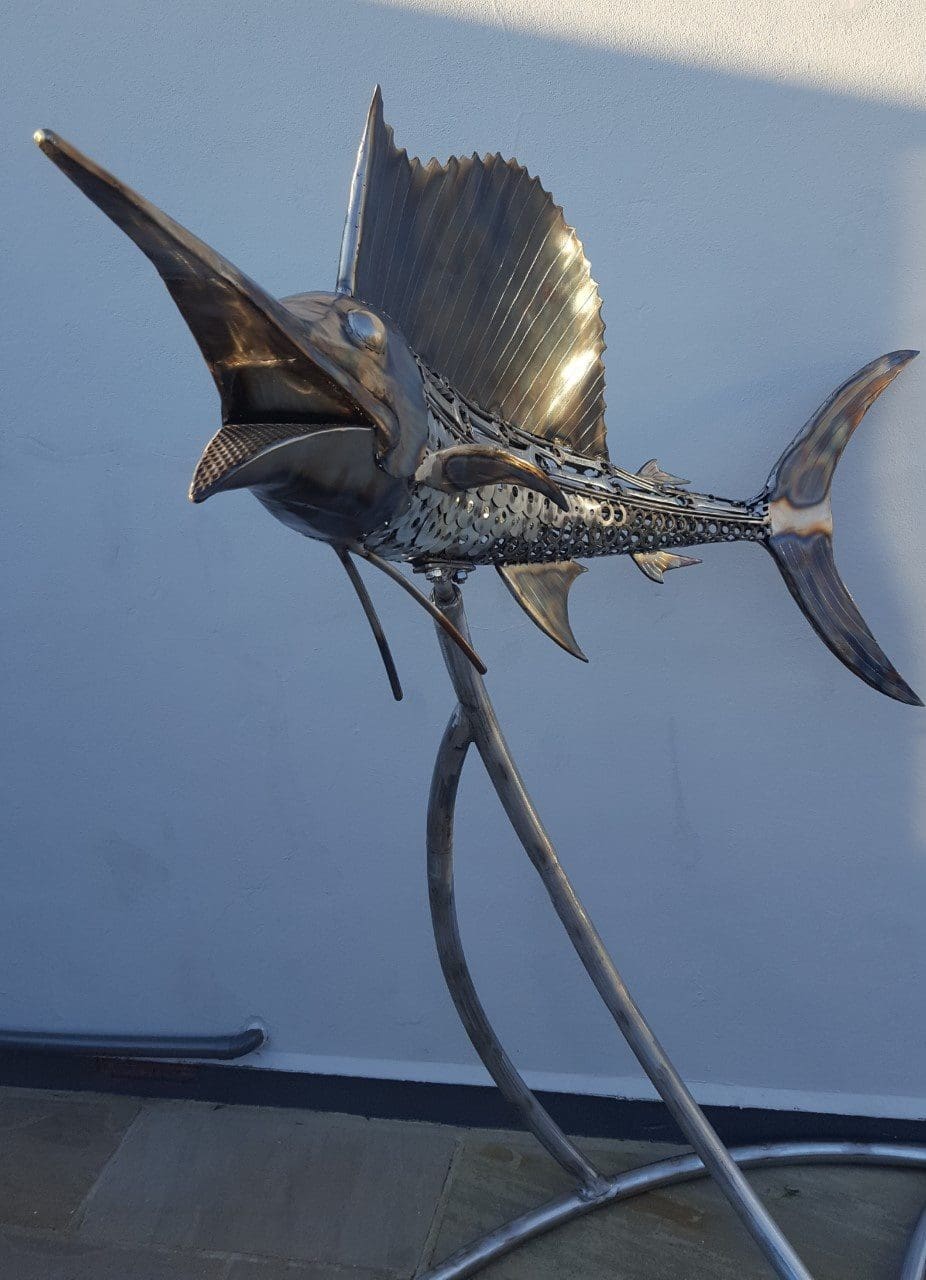 Sailfish, Life Size Stainless Steel Sculpture - Image 3